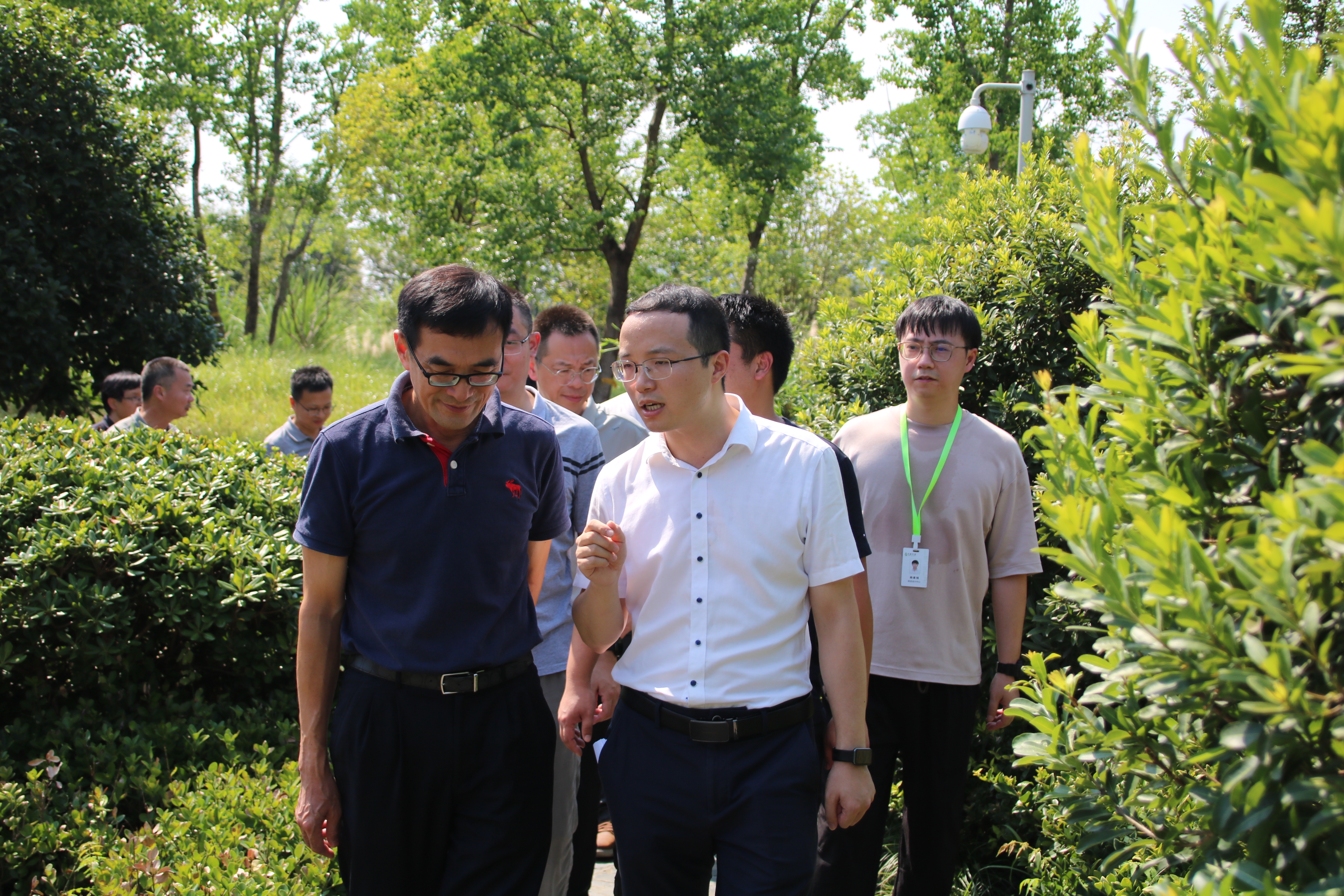 珠海市水务局调研组考察我司湖埠“零直排村”项目